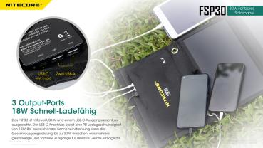 NITECORE FSP30 30W SOLARPANEL